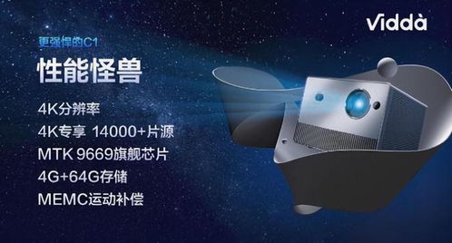 Vidda C1 全網(wǎng)質(zhì)價(jià)比之選，健康護(hù)眼真4K投影機(jī)